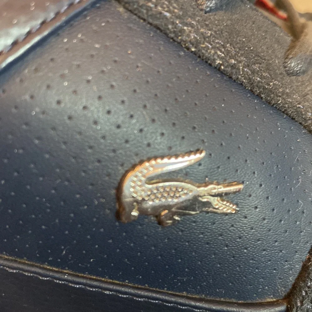 Lacoste Mens Leather Boat Shoes